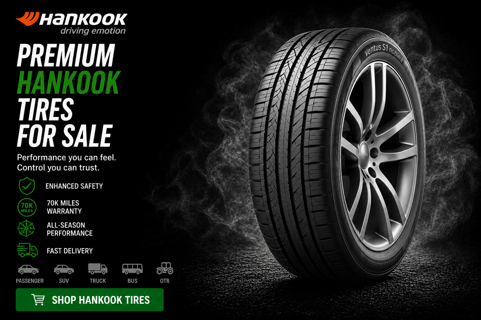 Hankook Premium Tires For Sale Online